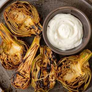 Grilled California Artichokes