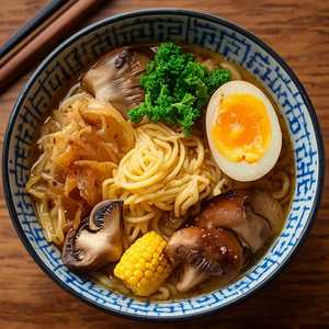 Wild Mushroom Ramen (Vegetarian)