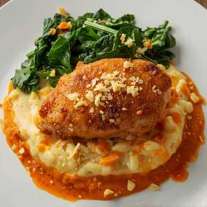 Fried Airline Chicken Breast