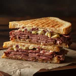 2. Roast Beef, Turkey & Swiss Cheese Sandwich