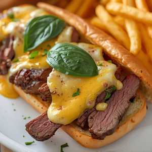 Spicy Thai Basil Cheesesteak