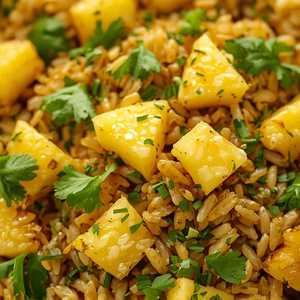 Pineapple & Cilantro Rice