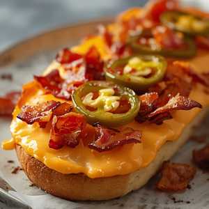 CHEDDAR BACON JALAPEÑO CHEESE BREAD