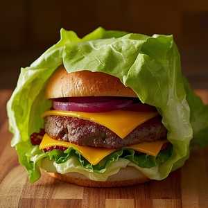Lettuce "Bun" Burger