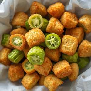 Fresh Fried Okra