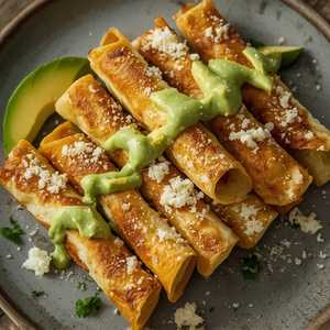 Potato Poblano Taquitos