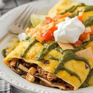 Enchilada Omelette