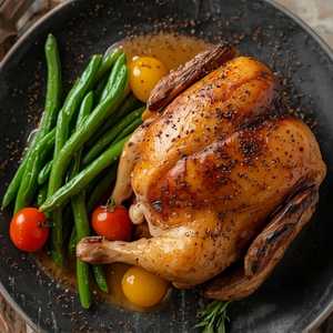 HALF ROTISSERIED AMISH CHICKEN
