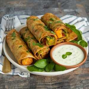 Aloo Gobi Frankie