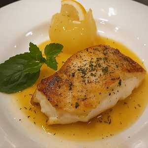 Filet of sole all' Agro (Boiled Potato)