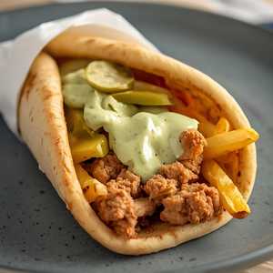 Chicken Kafta Kebab Pita Sandwich