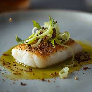 Truffle Wok Seared Sea Bass