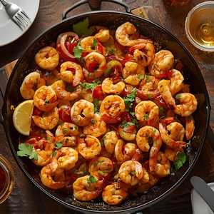Seasoned Shrimp Fajitas For 2