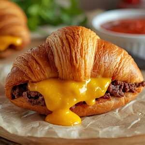Beef & Cheddar Croissant
