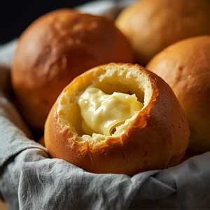 Warm Parkerhouse Rolls