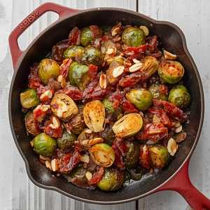 Maple Glazed Brussels Sprouts