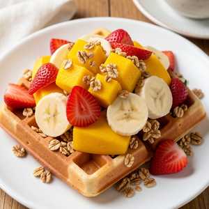 Tropical Crunch Waffle
