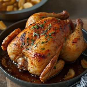 Half Roasted Amish Chicken