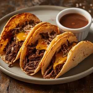 Crispy Birria Tacos
