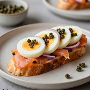 Tartine au Saumon Fumé