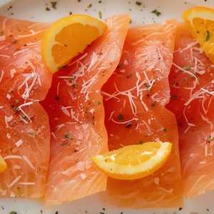 Smoked Salmon Crudo
