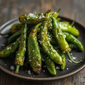 Salted Shishito Peppers