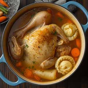 Chicken in a pot