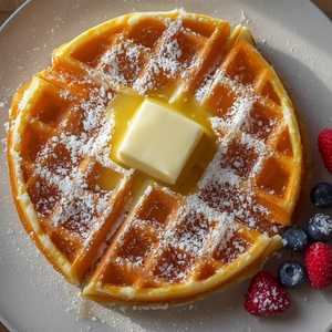 Belgian Waffles w/Assorted Toppings