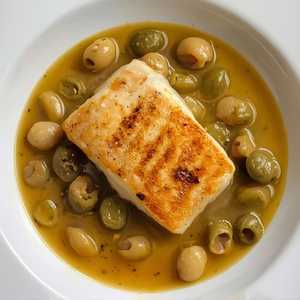 Grilled Channel Islands Seabass in Brodo