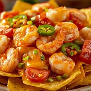 SHRIMP & SCALLOP NACHOS