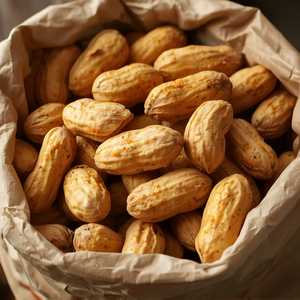Big Bag of Hot Boiled Peanuts