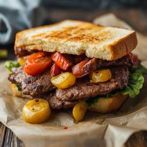 PAN CON BISTEC