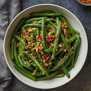 Veggie-Garlic Green Beans