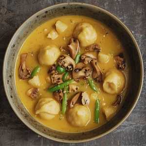 Hongos en Mole Amarillo