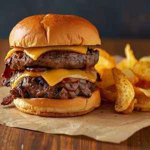 THE RUSTIC BURGER*