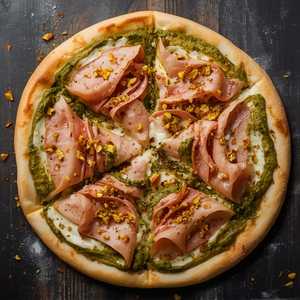 Pizza Mortadella Pistacchio