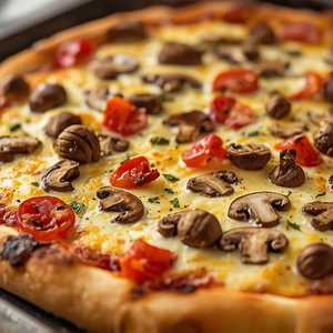 Mushroom Pizza (V)