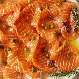 Tiradito de salmon Ahumado