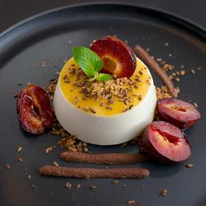 Jasmine panna cotta