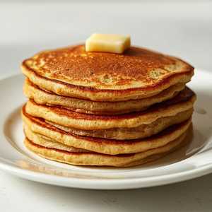 Stack of Hearty 9-Grain Pancakes