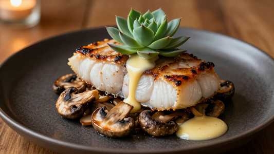 Duck Fat Poached Swordfish