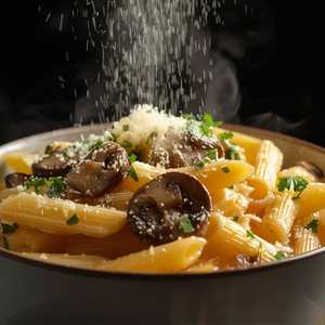 Mushroom Alfredo Pasta