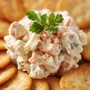 Chicken Salad with Crackers