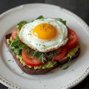 Avocado Garden Toast