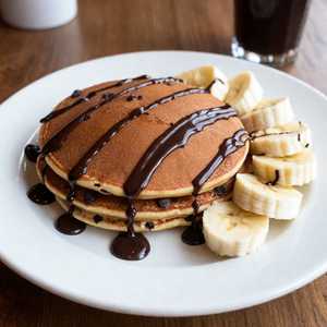 Stack of Choconana Pancakes