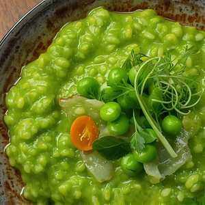 Wild Nettle Risotto