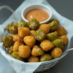 Lightly Fried Okra