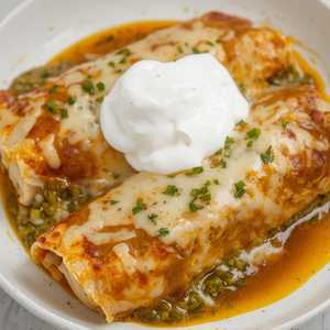 #4 Two Red or Green Enchiladas