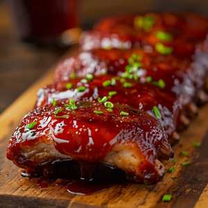 Half Rack BBQ Baby Back Ribs (App 5 Ribs Depending On Weight)