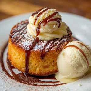 Fried Cheesecake W/ Ice Cream